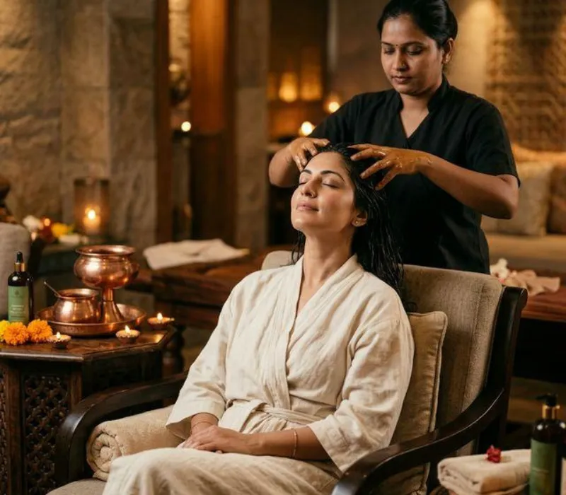 Indian Head Massage in Huddersfield — soothing treatment for the scalp, head, neck and shoulders.