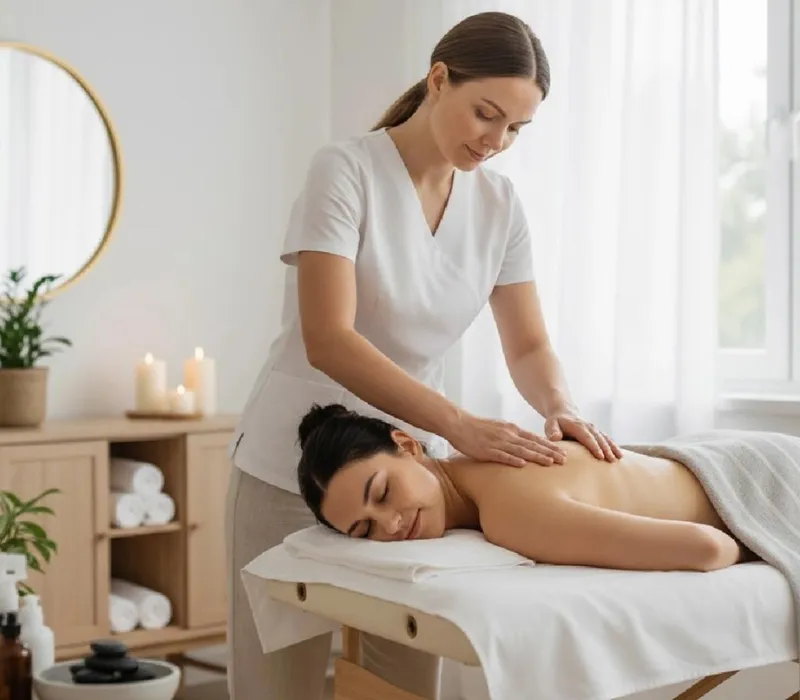 Swedish Massage in Huddersfield — relaxing treatment with flowing strokes to ease everyday muscular tension.